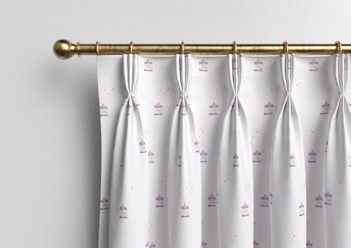 Merrily, Merry Small Violet - Made to Measure Curtains - Image 11